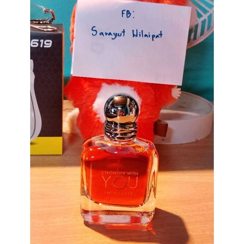 Emporio armani stronger with you intensely 50ml เหลือประมาณ95% = 1590.-