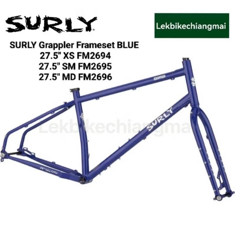 Surly Grappler Frameset - 27.5 Dark Blue