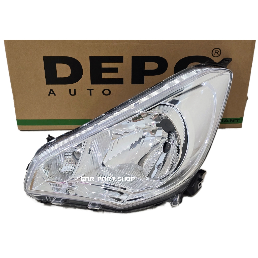 (DEPO) ไฟหน้า MITSUBISHI ATTRAGE แอททราจ 2013 2014 2015 2016 2017 2018