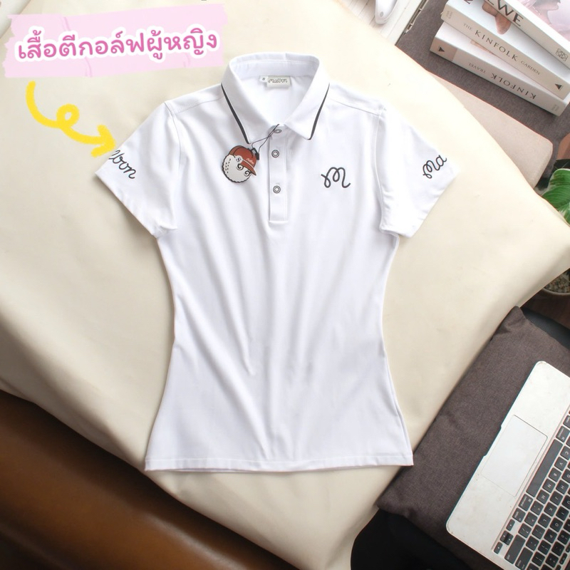 เสื้อตีกอล์ฟผู้หญิง เนื้อผ้ามีความยืดหยุ่น ระบายอากาศดี