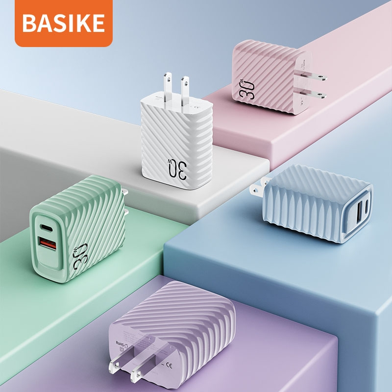 BASIKE 22.5W หัวชาร์จ USB หัวชาร์จเร็ว adapter อแดปเตอร์ อะแดปเตอร์ อแดปเตอร์ชาร์จเร็ว fast charge for ซัมซุง VIVO