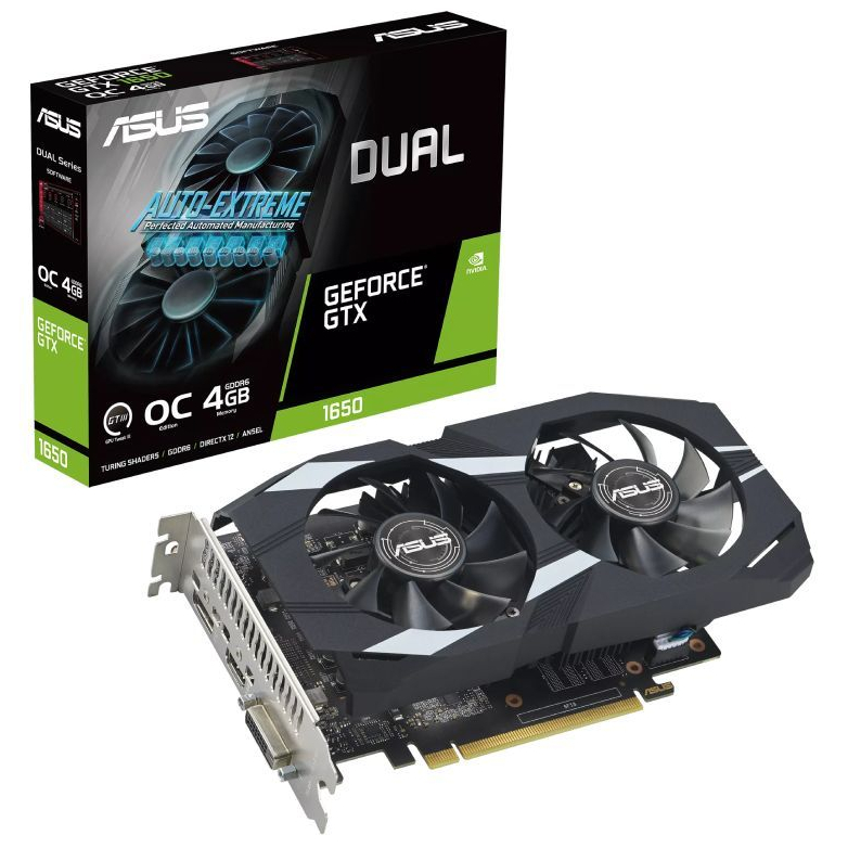 ASUS DUAL GTX1650 OC 4GB EDITION GDDR6