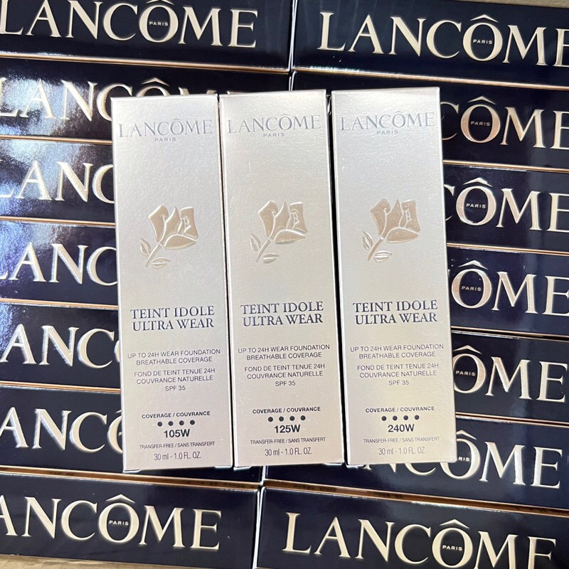 รองพื้นสูตรใหม่ Lancome Teint Idole Ultra Wear 30 ml ฉลากไทย ทนน้ำ ทนเหงื่อ คุมมัน