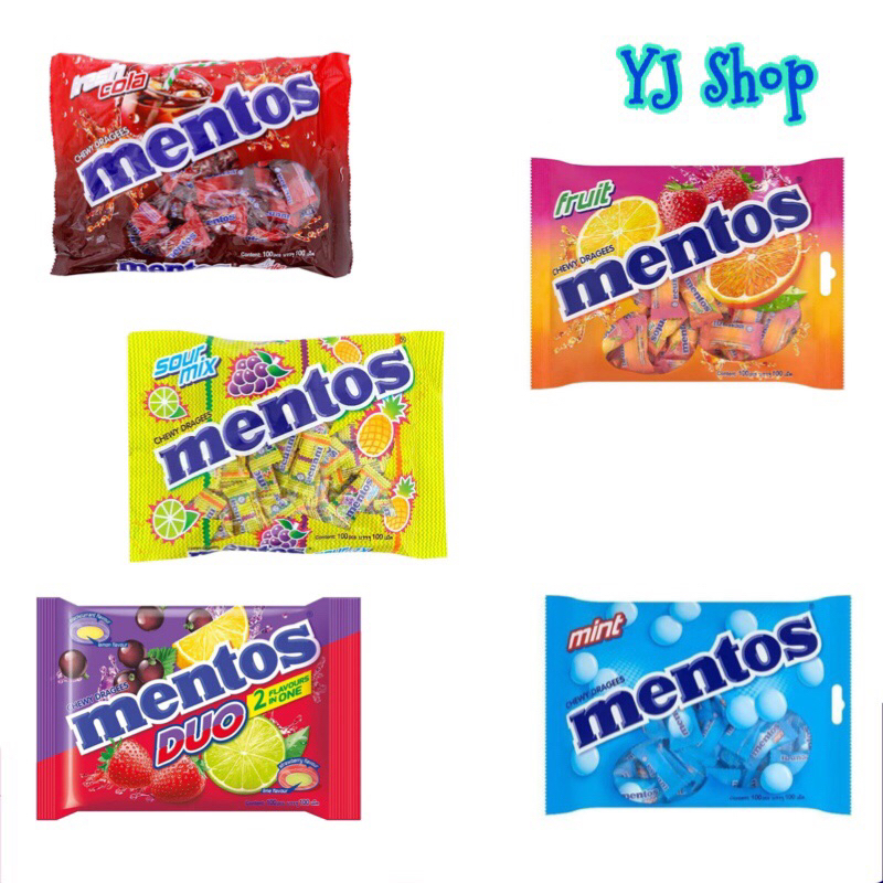 Mentos เมนทอส ลูกอม 100เม็ด