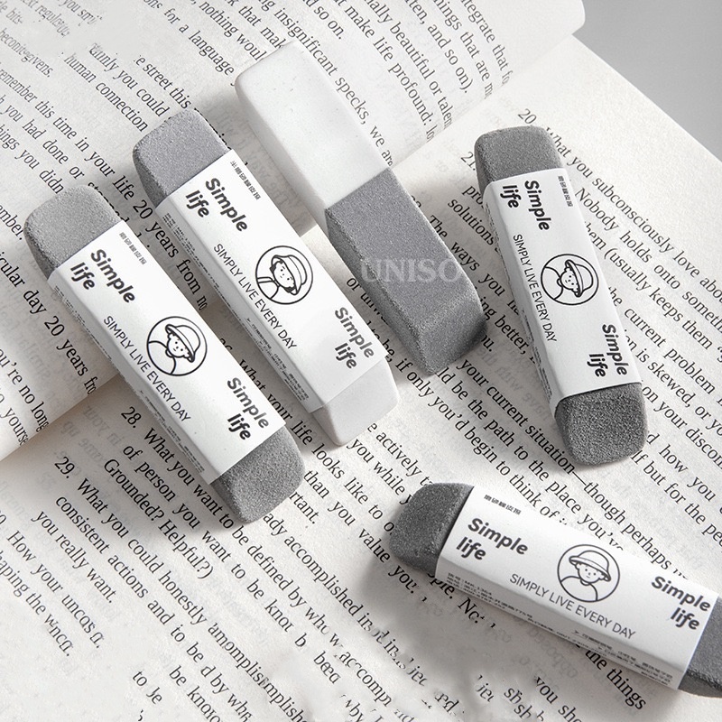 ยางลบสองหัว  สำหรับลบดินสอและปากกา เจล ลูกลื่น  ลบได้สะอาด นักเรียน นักศึกษา  สำนักงาน อ๊อฟฟิศ พร้อมส่งในไทย - รูปที่ 4