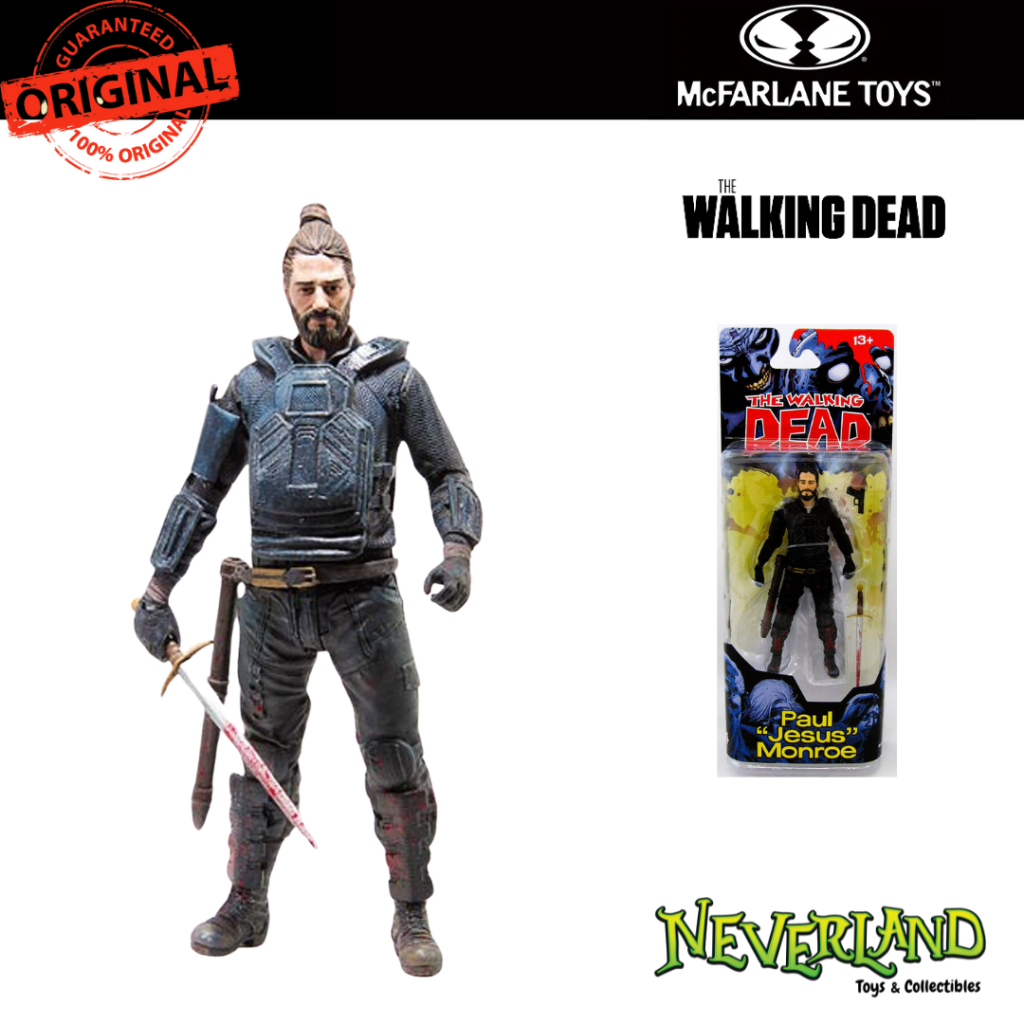 (Sold Out) The Walking Dead Paul Jesus Monroe Comic Series Action Figure by Mcfarlane