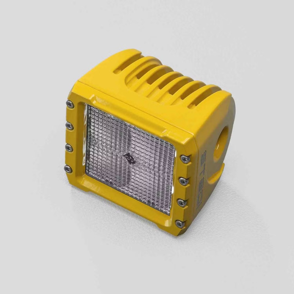 STEDI C4 Industrial Yellow LED Cube Light (diffused)