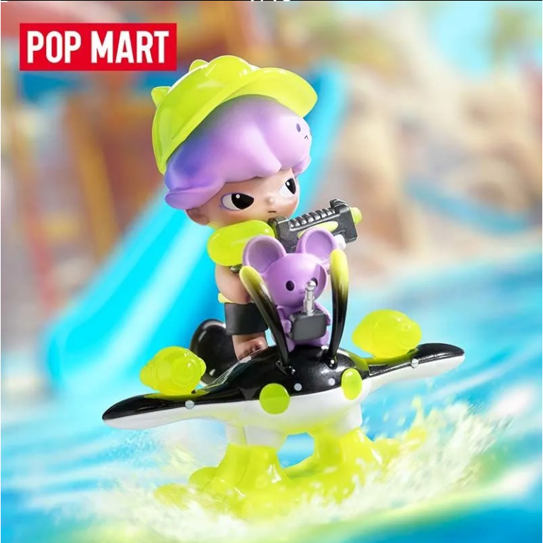 🤩 POPMART Authentic Water Party Series Blind Box DIMOO SKULLPANDA ฟิกเกอร์อินเทรนด์