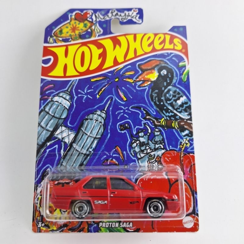 รถเหล็ก Hotwheels PRITON SAGA Malaysia (ib39)