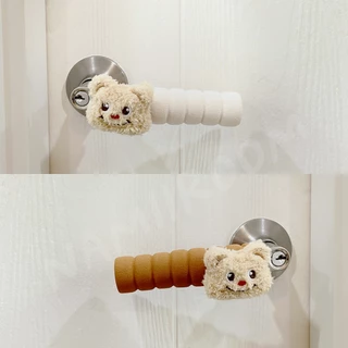 มือจับประตู 🚪ปลอกใส่ที่จับประตู🐻🐶โคตรน่ารัก น้องนุ่มป้องกันประตูกระแทกผนังได้