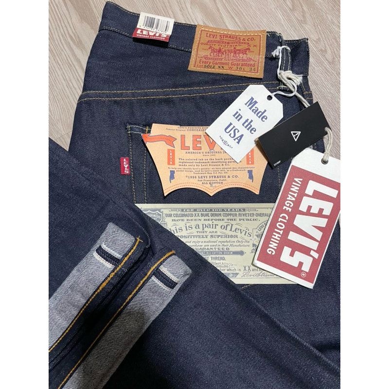 501bigE LVC 1954  Size36x34 made in usa