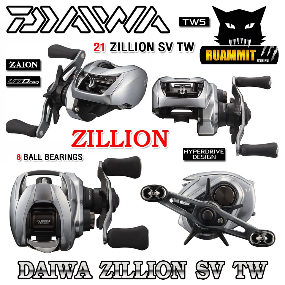 รอกตกปลา รอกหยดน้ำไดว่า DAIWA ZILLION SV TW ปี 2021