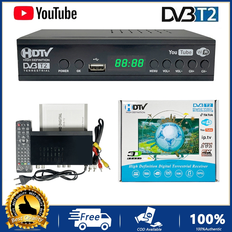 COD กล่องดิจิตอลทีวี Digital TV HD BOX ใช้ร่วมกับเสาอากาศทีวี กล่องรับสัญญาณทีวีดิจิตอล กล่องรับสัญญาณทีวี