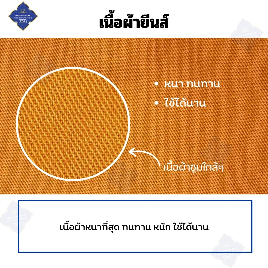 กระเป๋าจิงโจ้ พระ ผ้ายีนส์ และ ผ้าเวสปอยส์ 3 ช่องซิป ( รูปที่ 7