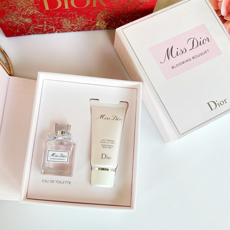 Dior Miss Dior Blooming Bouquet Mini โบว์ผ้า Gift Set ( New package)
