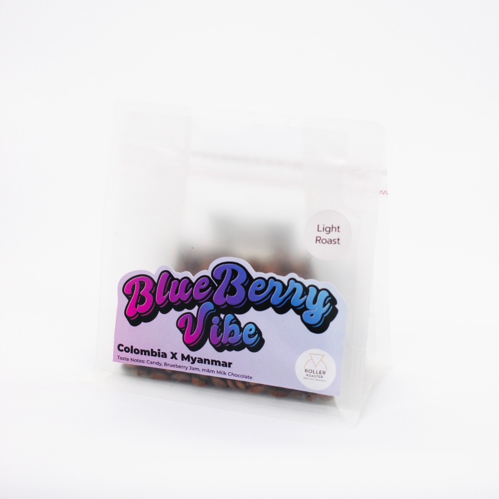 Blueberry Vibe Blend เมล็ดกาแฟคั่วสำหรับเมนูอเมริกาโน่ เอสเปรสโช่ และดริป