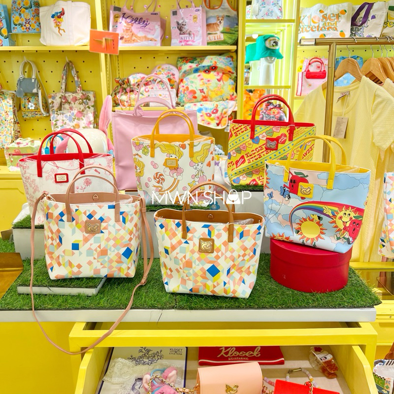 Kloset กระเป๋า มีโค้ดลด30% cayla กระเป๋าถือ พร้อมถุงกระดาษ ของแท้จากชอป