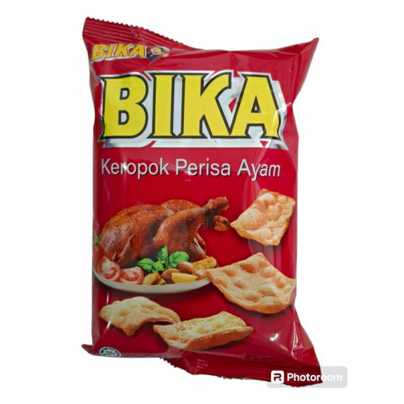 BIKAขนมขบเคี้ยวรสไก่ 60 g 1 ห่อ