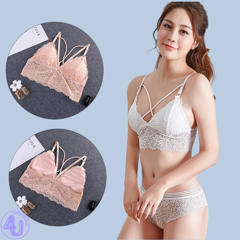 บราลูกไม้ไร้โครง LB-8832