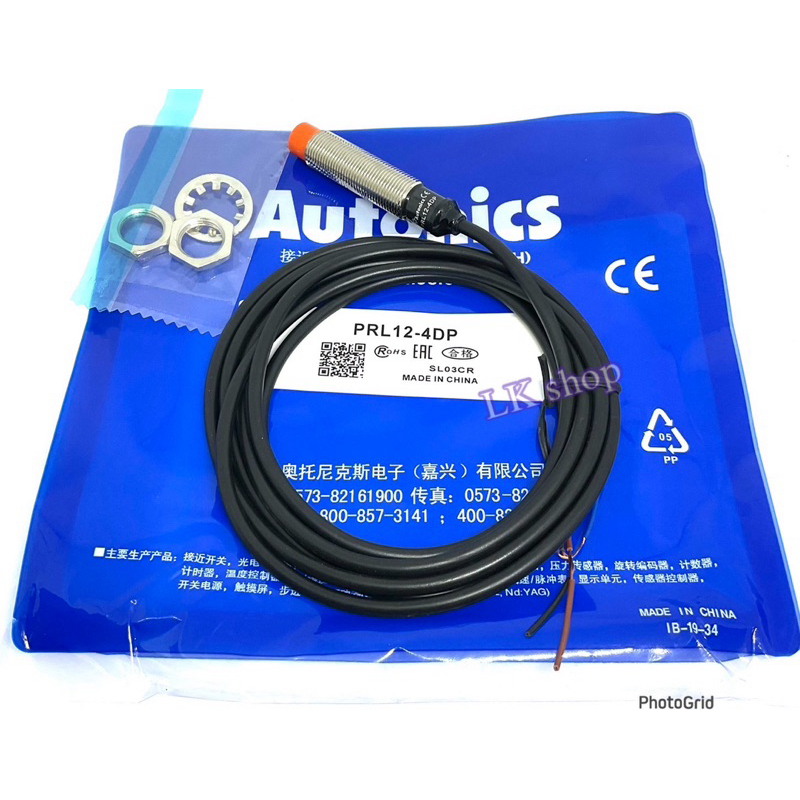 PRL12-4DP เซ็นเซอร์ Autonics sensor proximity switch 12M ชนิด PNP-NO (10-30VDC) ของใหม่ สินค้าออกบิล