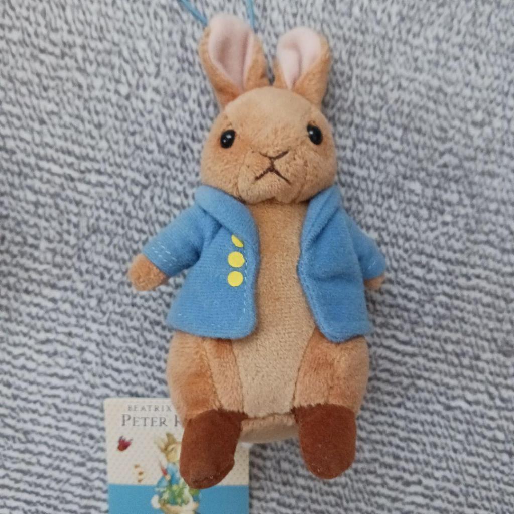 ( New 🌟 พร้อมส่ง ) พวงกุญแจ ตุ๊กตากระต่าย ปีเตอร์แรบบิท Peter rabbit  ลิขสิทธิ์แท้ From Japan 🇯🇵