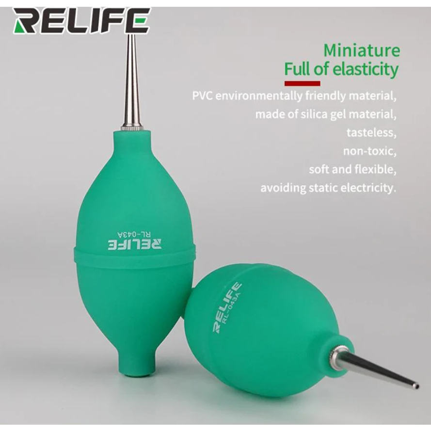 Relife RL-043A ลูกบอลเป่าฝุ่น สําหรับซ่อมแซมโทรศัพท์มือถือ PCB PC คีย์บอร์ด เลนส์กล้อง