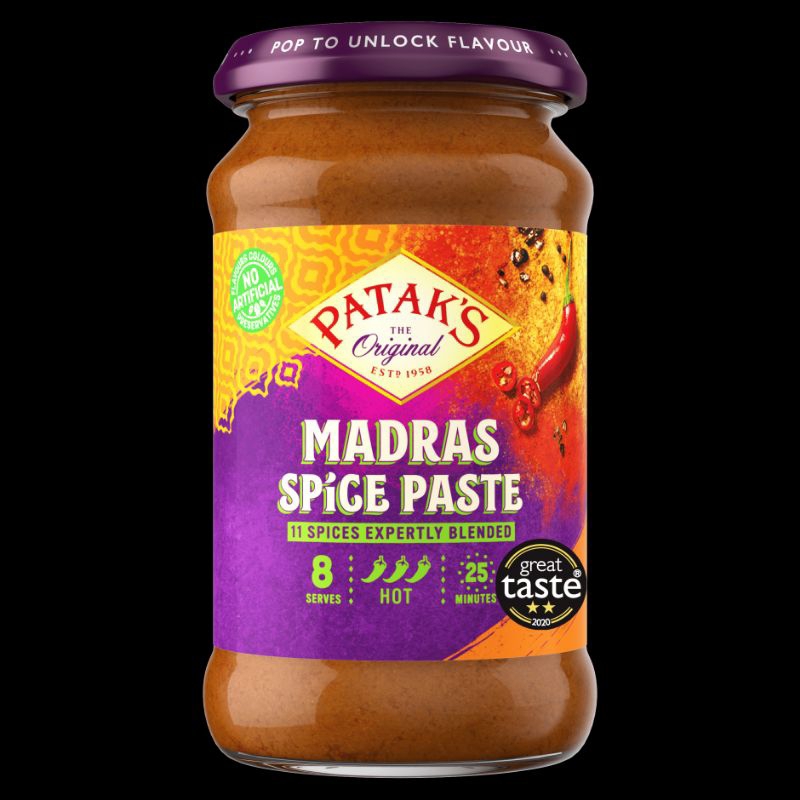 Pataks Madras Spice Paste 283g ( BBF 06/27 )