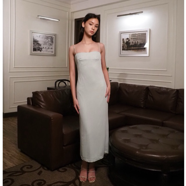 Kaelyn - (New in) Biscuit เดรสยาวเรียบหรูดินเนอร์