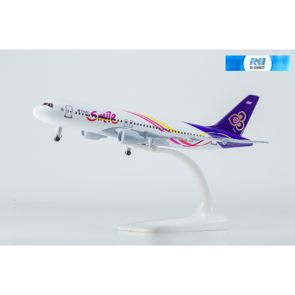 โมเดลเครื่องบิน พานิชย์ การบินไทย ไทยสมายล์ มีล้อ Airplane W Aircraft Model THAI AIRWAYS Thai Smile 