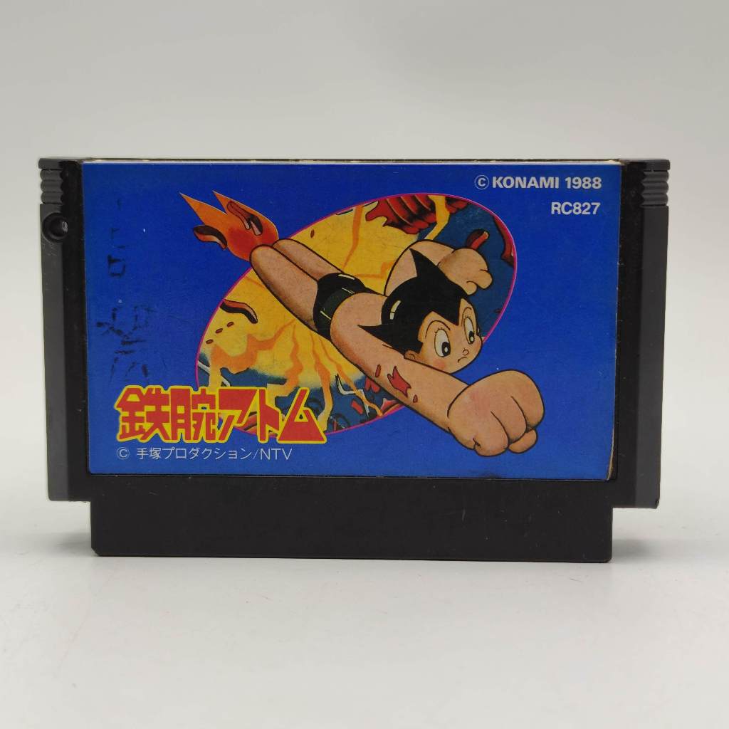 Tetsuwan Atom อะตอม ตลับแท้ Konami Famicom FC เล่นได้