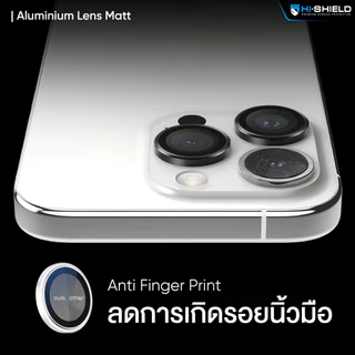 [ฟิล์มกล้อง iPhone 16Pro/ProMax]HI-SHIELD กระจกกันเลนส์กล้อง 3D Matte Aluminium Lens รุ่น iPhone 16Pro / 16ProMax
