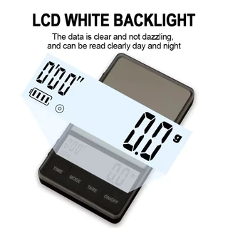 Pocket Coffee Scale เคลียน้ำหนัก จับเวลาได้ เครื่องชั่งกาแฟขนาดเล็ก 1kg/0.1 สะดวกในการพกพารุ่นC02