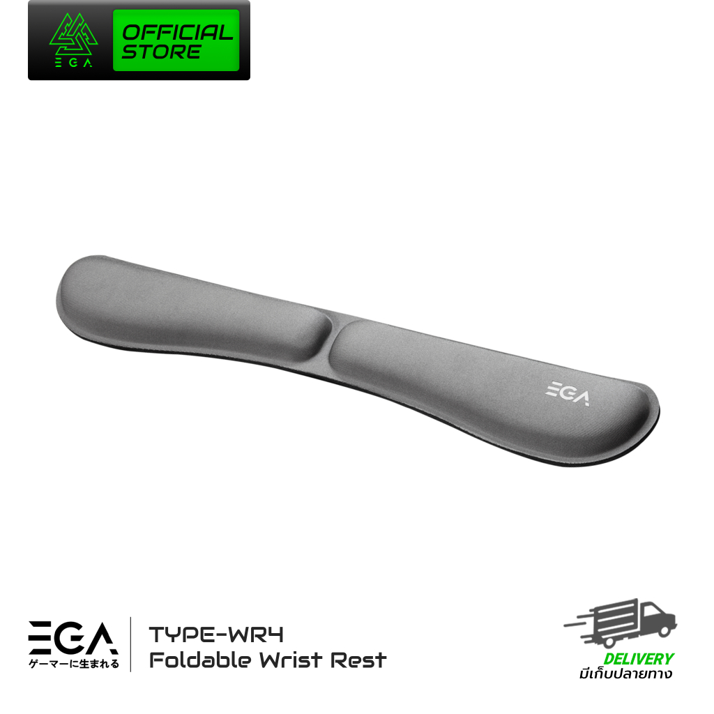 [สินค้ารับประกัน 15 วัน] EGA แผ่นรองข้อมือ WRIST REST KEYBOARD TYPE WR4 แบบผ้า