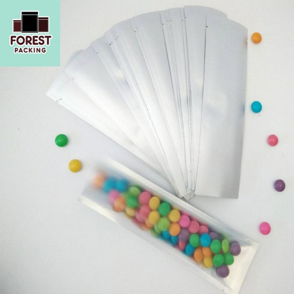 ซองซีล3ด้าน ซองฟอยล์ ซองฟอยด์ หน้าขุ่นหลังฟอยล์ทรงยาว ( 100 ใบ/ แพ็ค ) ราคาส่ง - Forestpacking