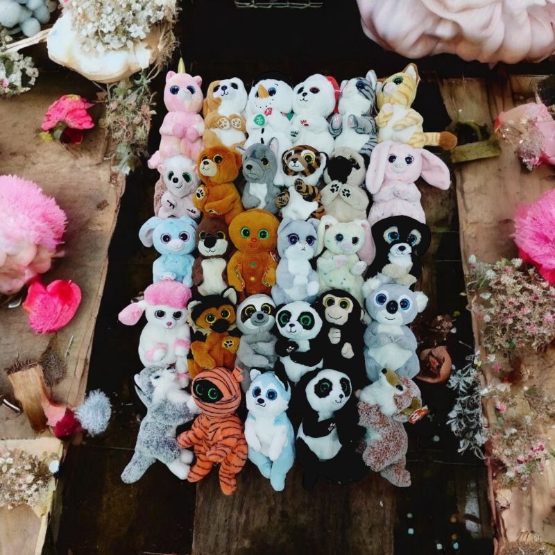 💥พร้อมส่ง💥ตุ๊กตาty ตาโต TY Beanie Babiesขนาด8นิ้ว 🌈งานแท้🌈อัพเดต05-09