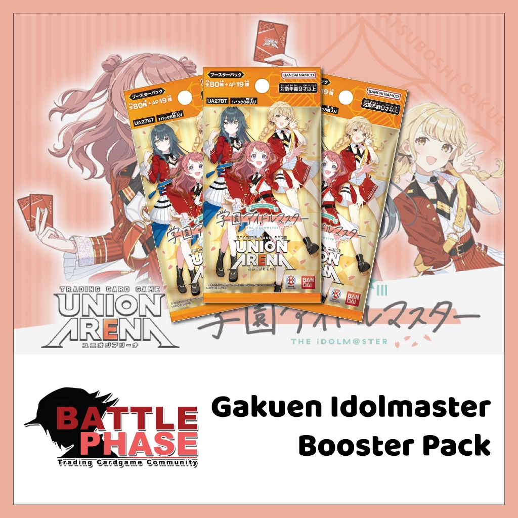 [ Union Arena ]  Gakuen idolmaster Booster Pack