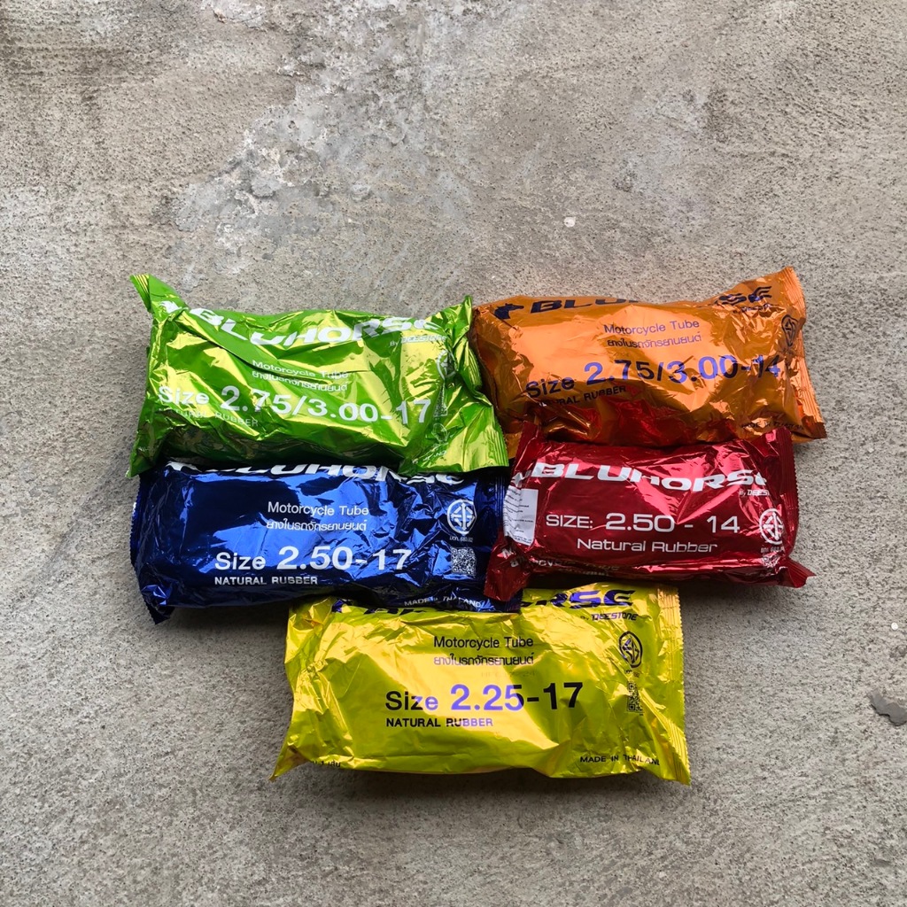 (ถูกมาก) ยางในรถมอเตอร์ไซค์ ยี่ห้อ Bluhorse by deestone ยางในมอไซค์ ขอบ17 และ ขอบ14 คุณภาพดี (1เส้น)
