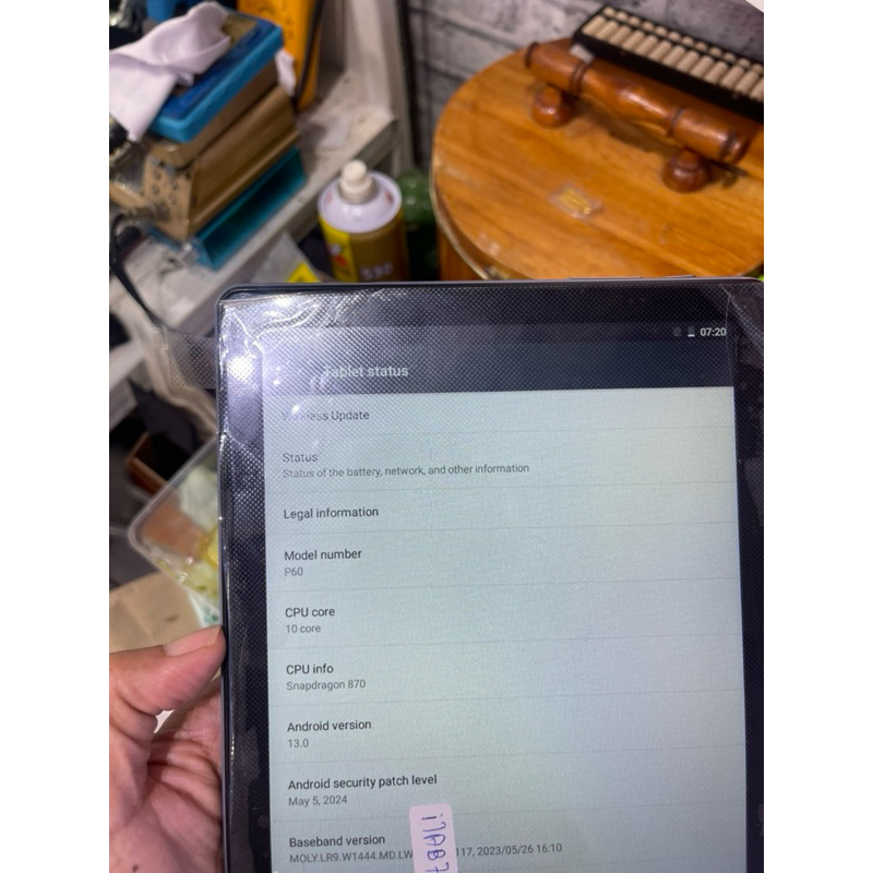 ทัชสกรีนNumvibe P60 tablet