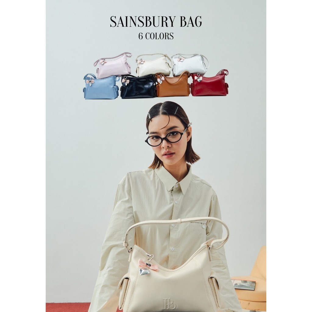(NEW) POLARBOLL กระเป๋าสะพายหนังพียูรุ่น SAINSBURY