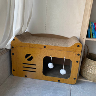 💒 ที่ลับเล็บแมว ที่ฝนเล็บแมว ขนาด ใหญ่ บ้านแมว บ้านแมวกระดาษ…