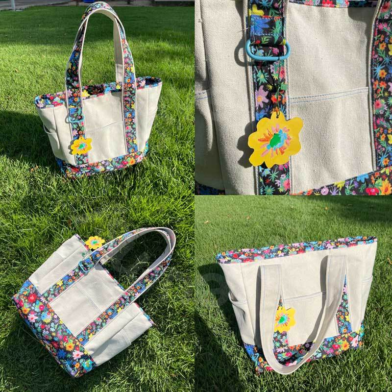 HOMEY BAG กระเป๋าถือสะพายข้าง tote bag มีช่องใส่ของ จุของได้เยอะ givememuseums