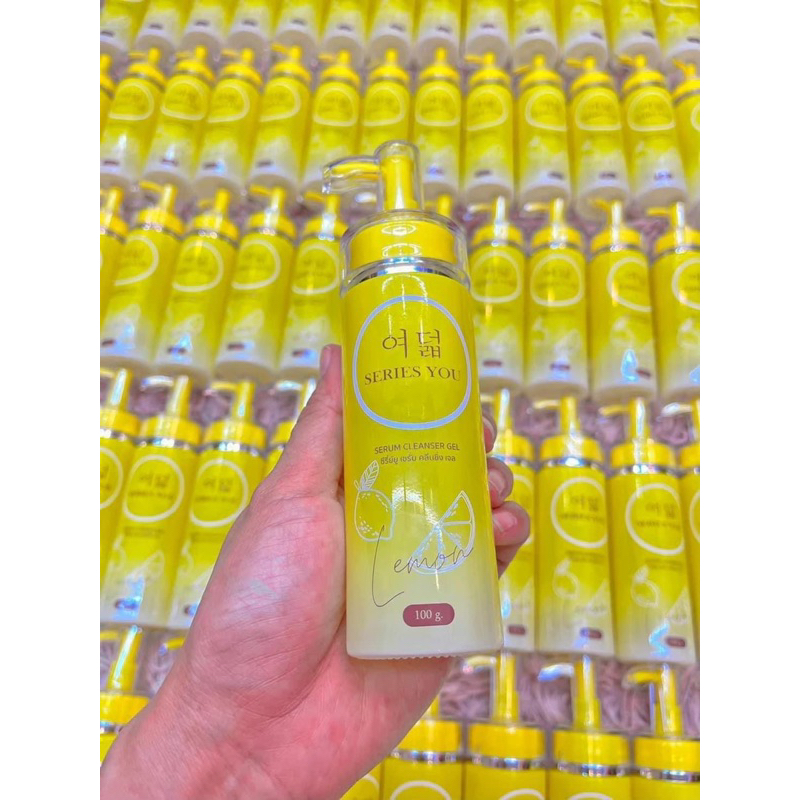 เจลล้างหน้าเลม่อน 12 ขวด ครีมซีรี่ย์ยู (ราคาส่ง)