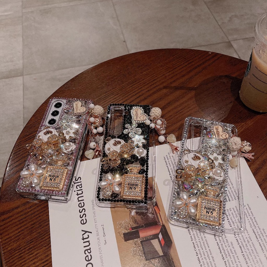 พร้อมส่ง samsung galaxy z fold 3 case เปลือกแข็ง กันกระแทก แฟชั่นเคส z fold 3 เคส fold3 case luxury 