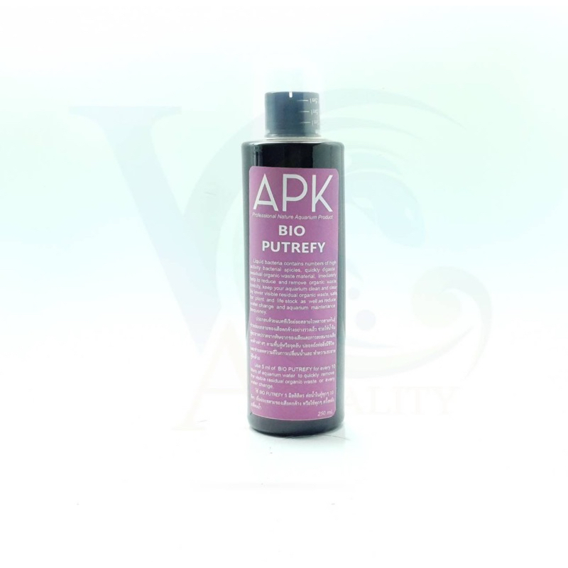 APK-BIO PUTREFY (แบคทีเรียสลายของเสียตามจุดอับของตู้ปลาและตู้ไม้น้ำ)