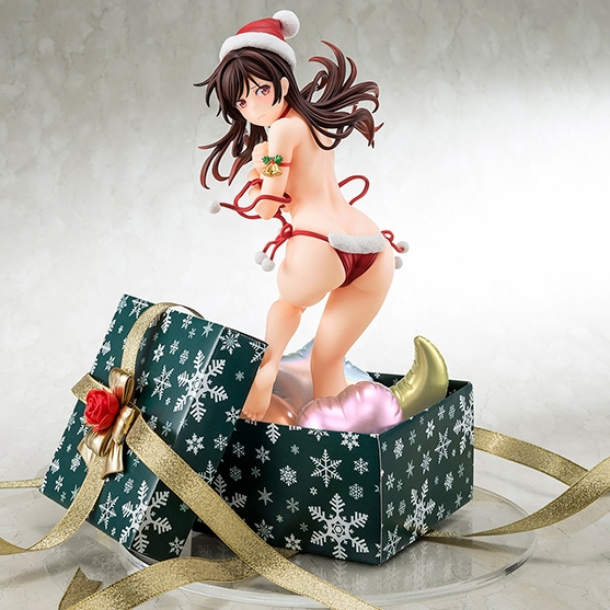 MIZUHARA Chizuru in a Santa Claus bikini de fluffy figure