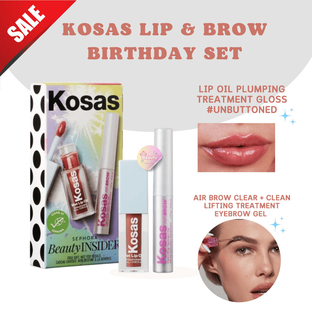 พร้อมส่ง!! ของแท้ เซ็ตKosas Lip & Brow Birthday Set