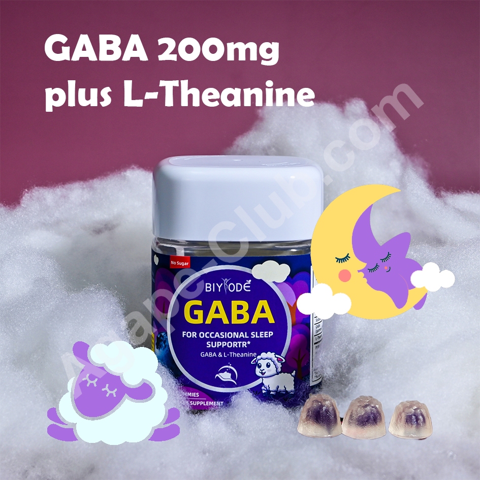 สูตรใหม่ !! ของแท้ นำเข้าจาก USA! Biyode Sleep Deep Gummy กัมมี่นอนหลับ มี GABA 200mg + Ashwagandha