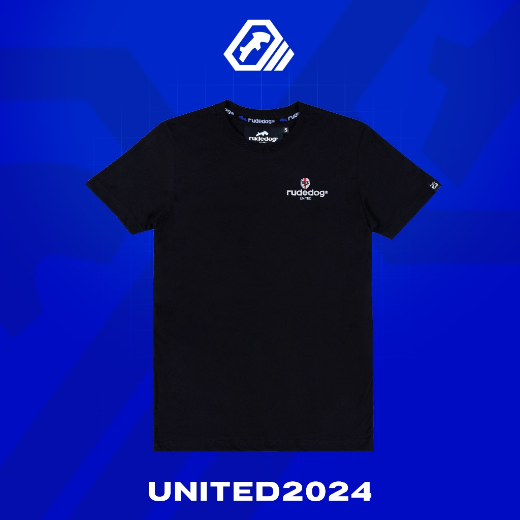 เสื้อยืด แบรนด์ RUDEDOG นุ่มตัวท็อป รุ่น UNITED2024