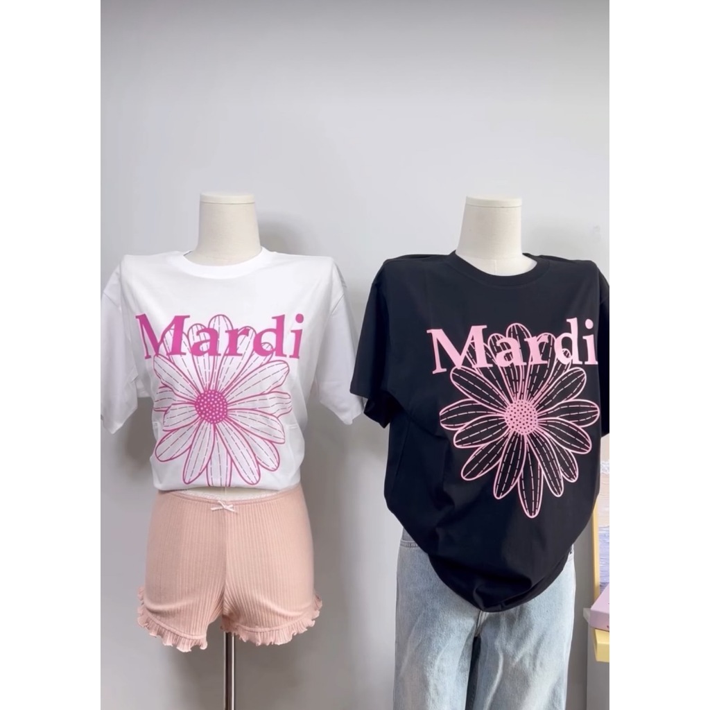 พรีออเดอร์ เสื้อ Mardi Mercredi รุ่น Tshirt Flowermardi