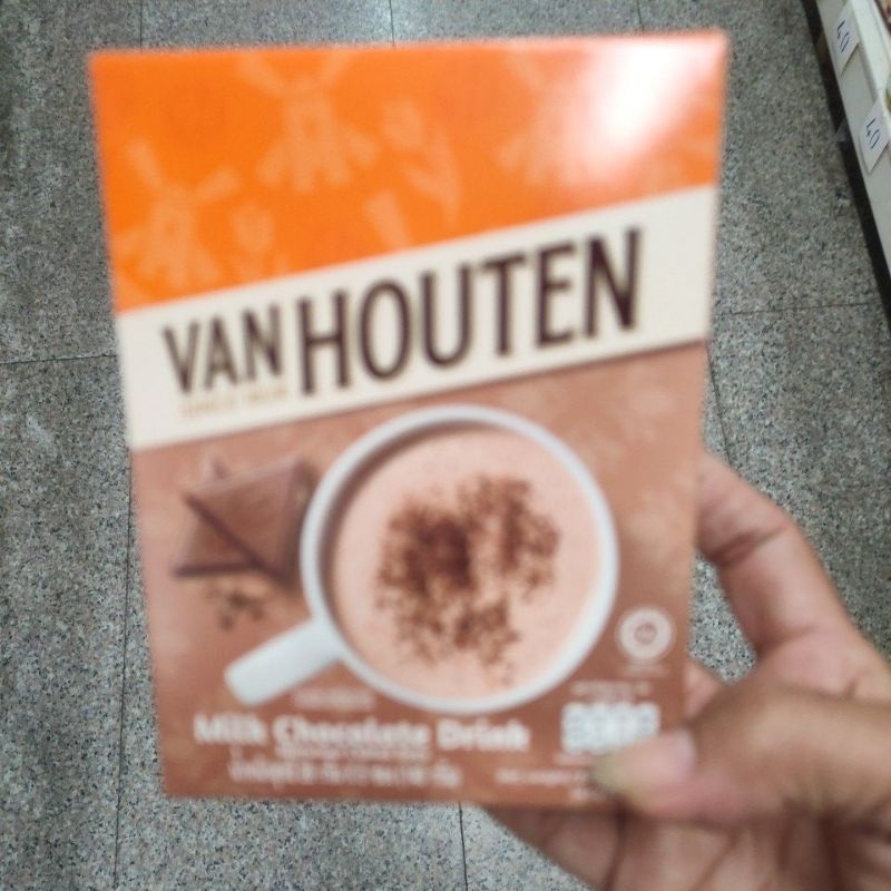 [แพ็ก 4] Van Houten Milk Chocolate Drink แวน ฮูเต็น มิลค์ ช็อกโกแลต ดริ้งค์ 140 กรัม